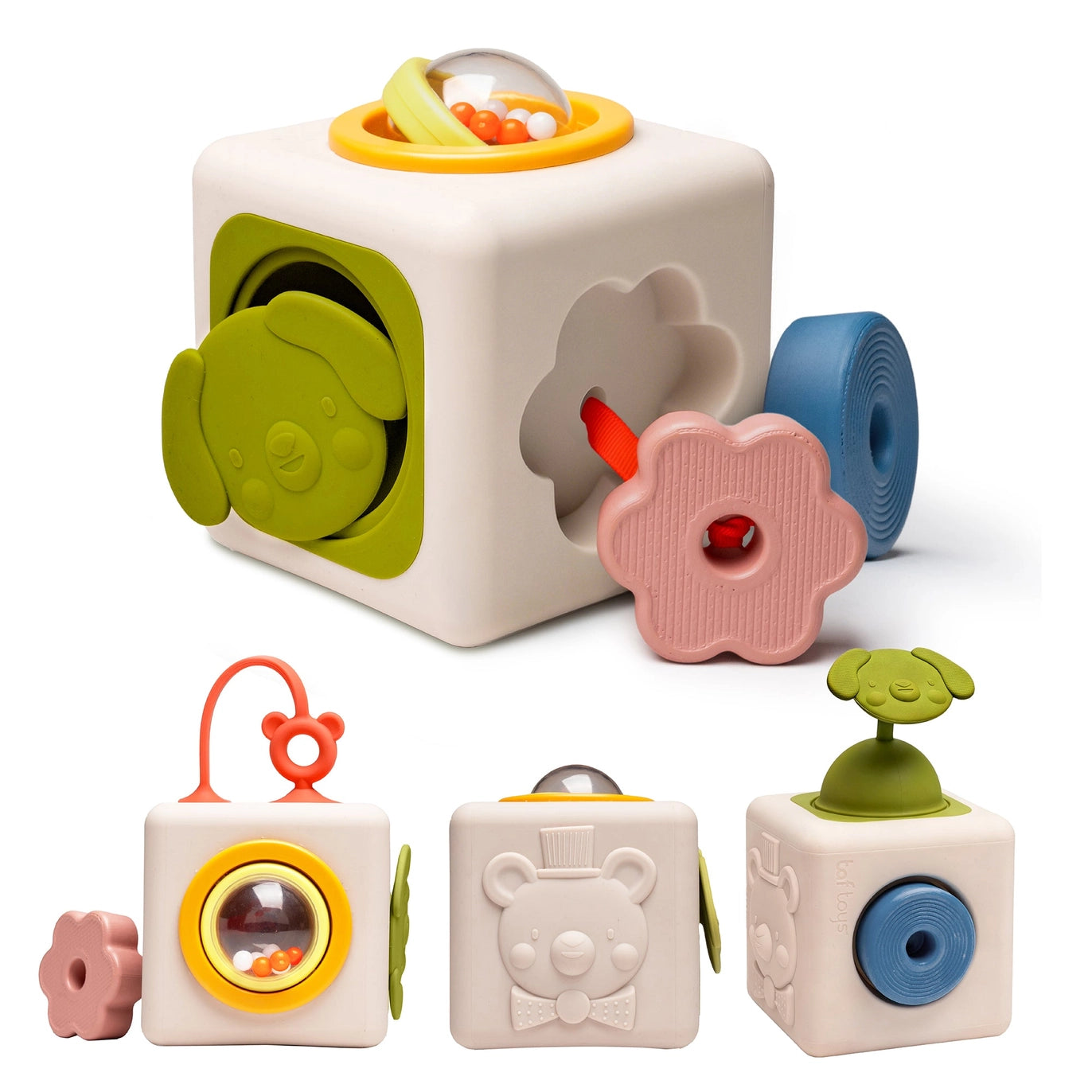 Peek & Play Silicone Cube