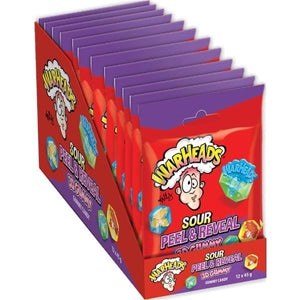 Warheads Peel and Reveal 45grams by Lottie's Lollies