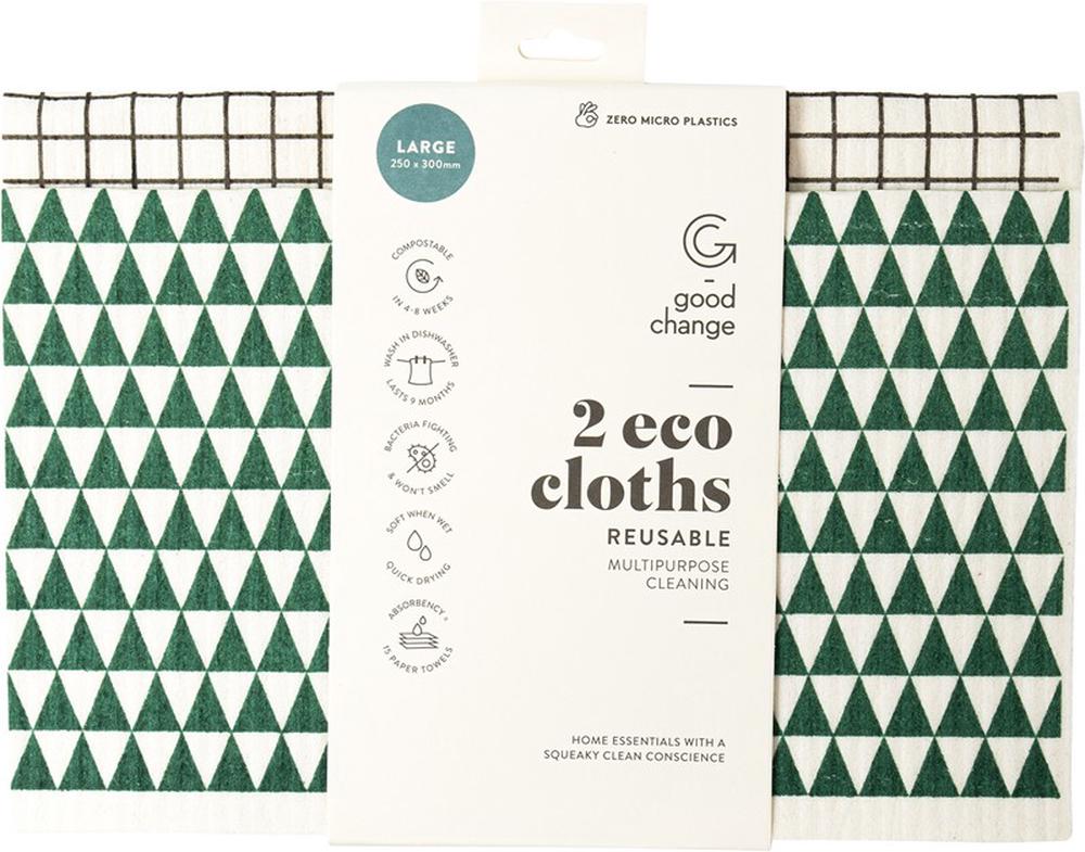 Eco Cloth Large - Pack of Two by Good Change Store