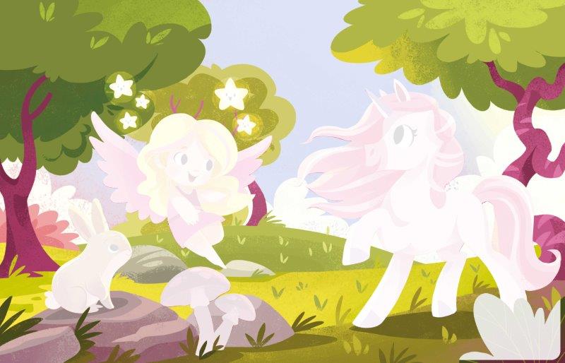 Sassi Free the Colours Reusable Paint Brush Book - Unicorns (Board Book)