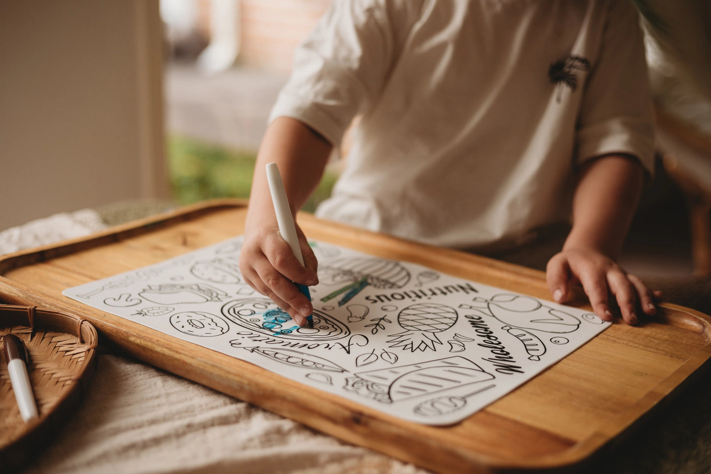 Silicone Colouring Mat - A World of Tasty Adventures