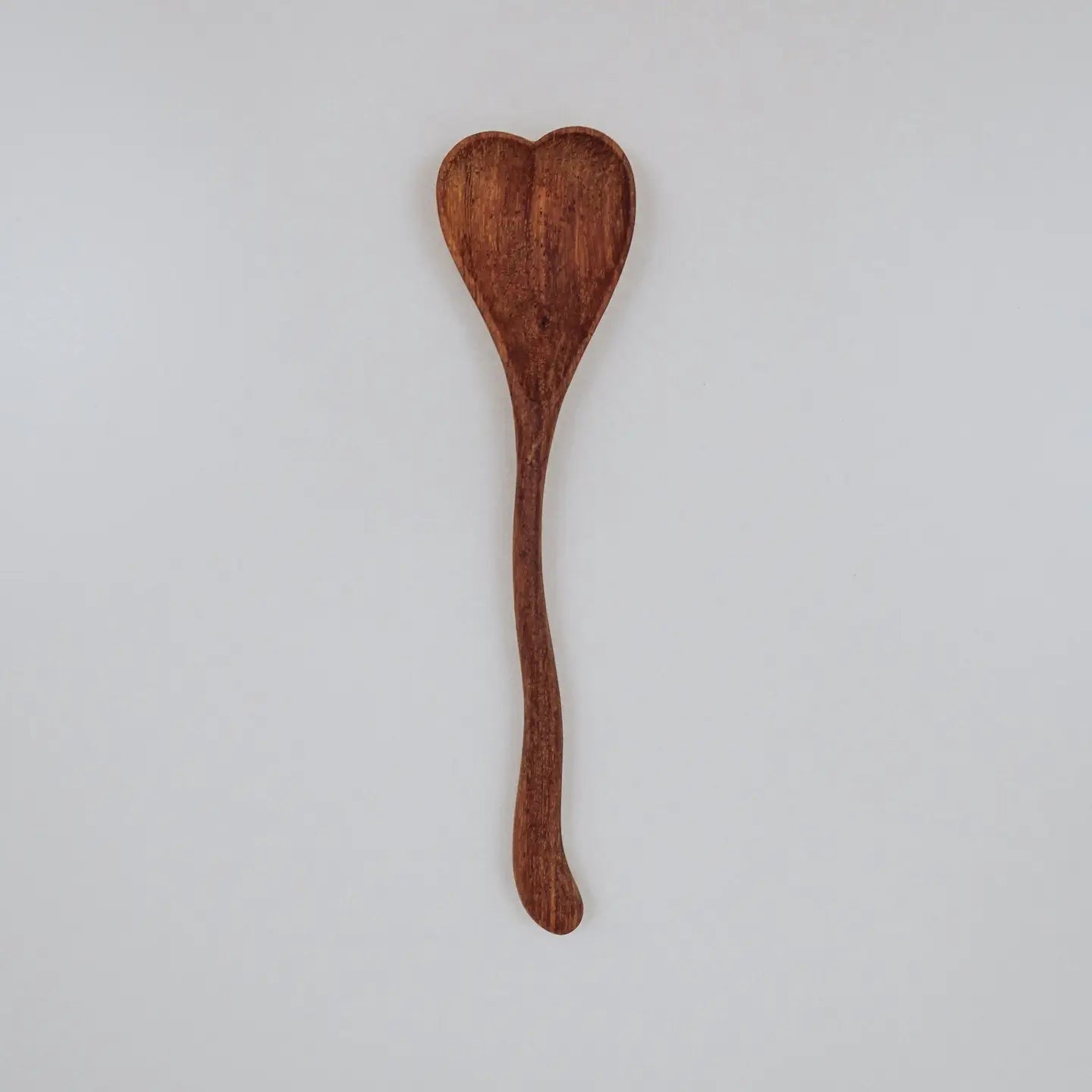Wooden Handcrafted Heart Twig Spoon