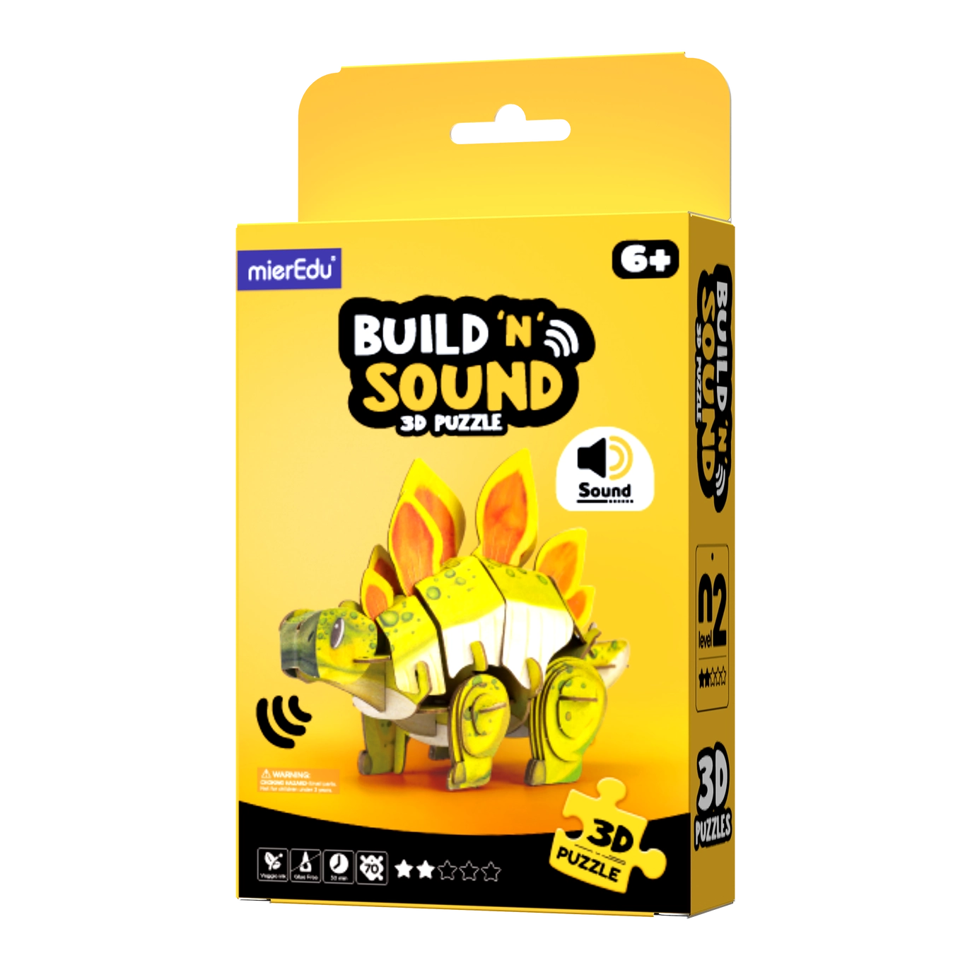 Build 'n' Sound 3D Puzzle - Stegosaurus