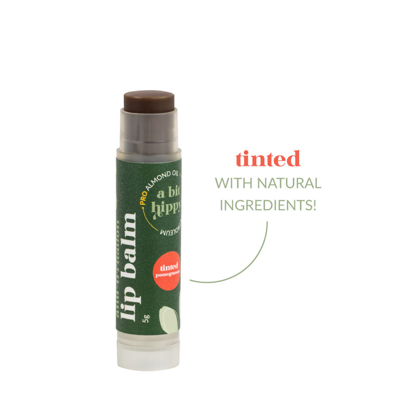 A Bit Hippy Tinted Pomegranate Lip Balm 5g