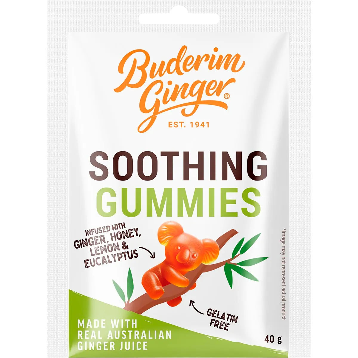 Buderim Ginger Soothing Gummies 40g