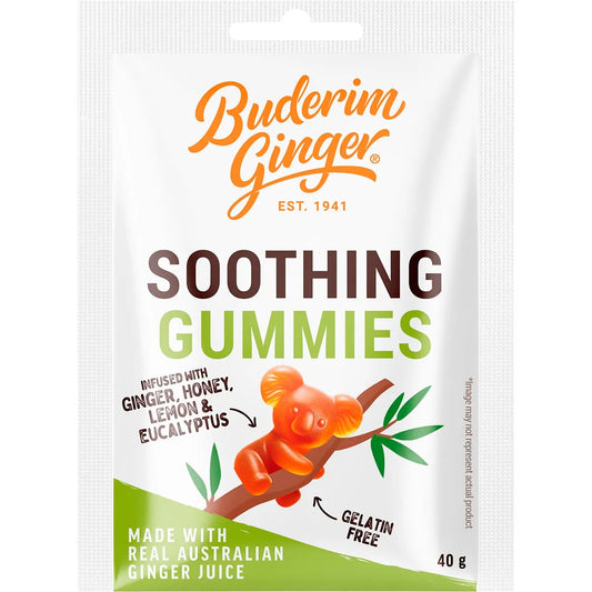 Buderim Ginger Soothing Gummies 40g