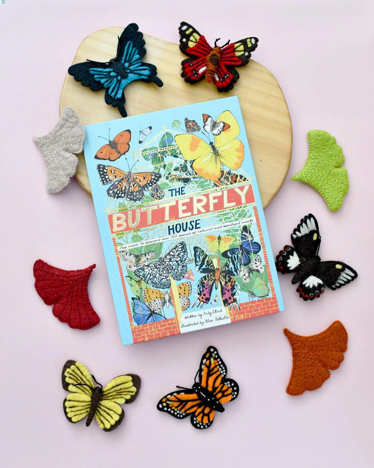 Felt Butterflies Finger Puppet Set by Tara's Treasures