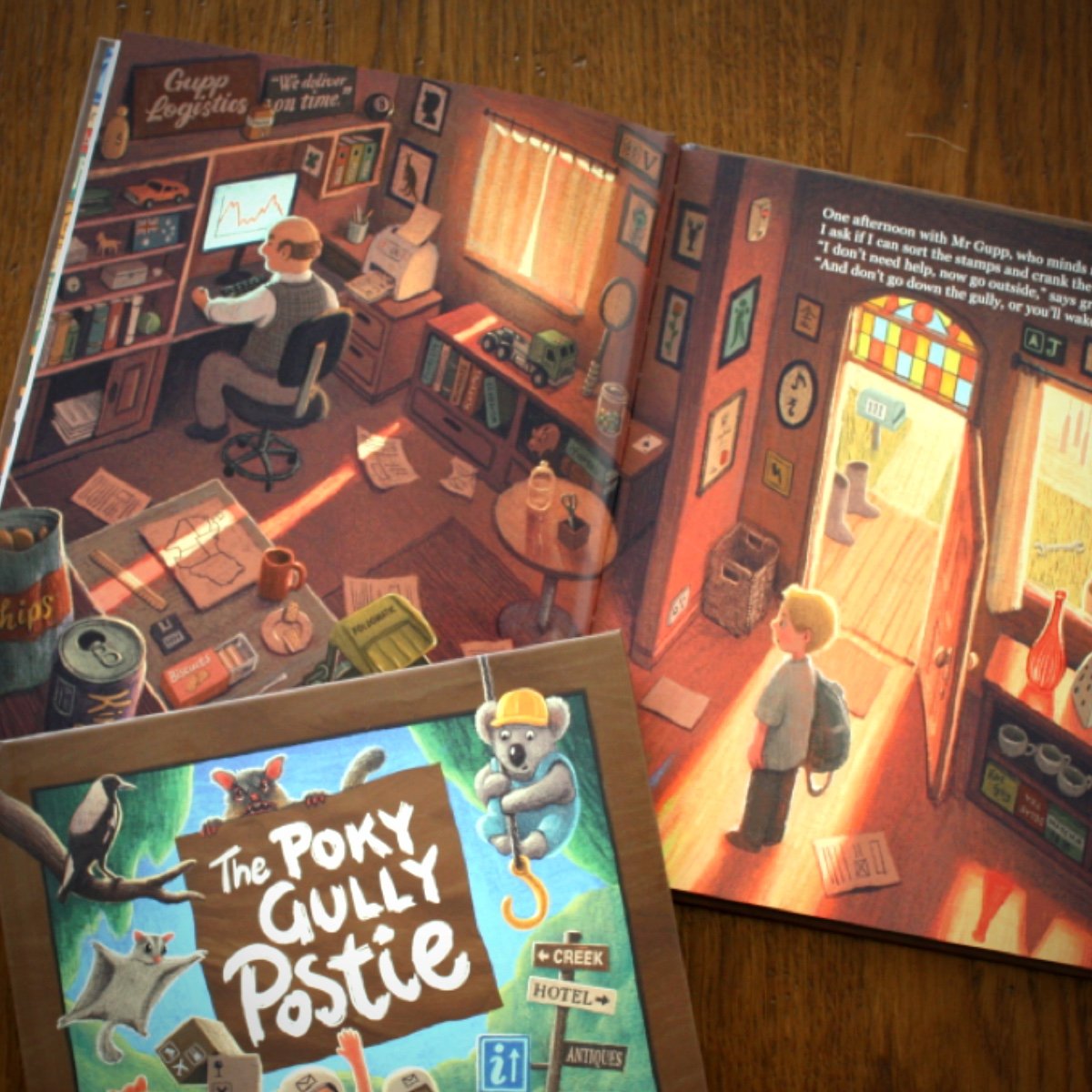 The Poky Gully Postie Hard cover Book by Mitchell Toy