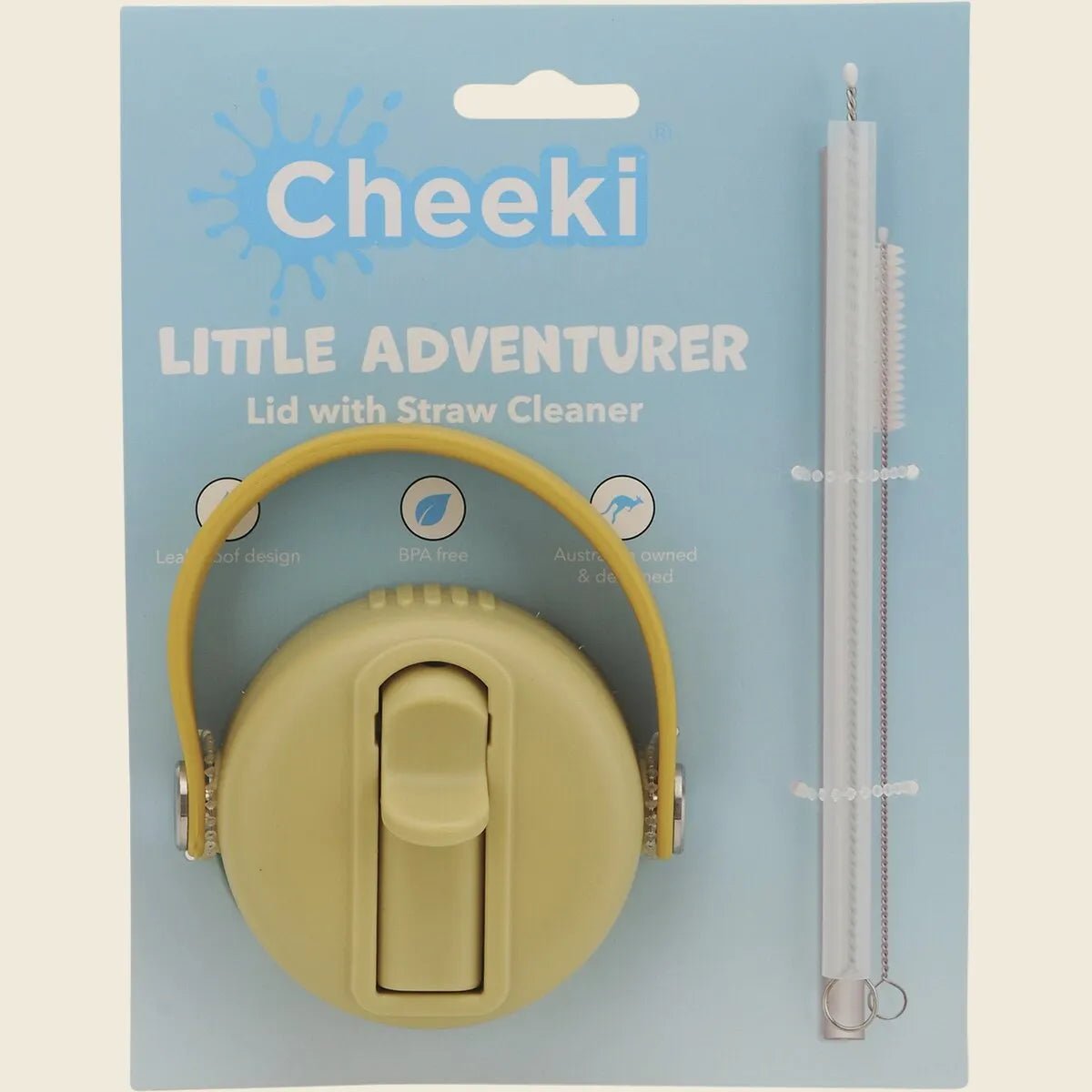 Kids Bottle Replacement Lid by Cheeki - Dinosaur