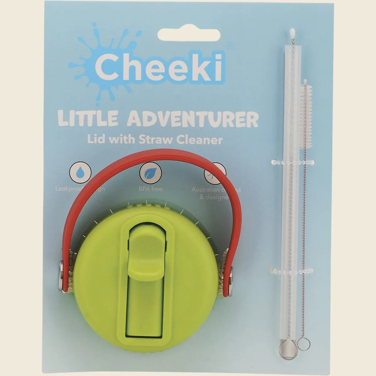 Kids Bottle Replacement Lid by Cheeki - Ladybug