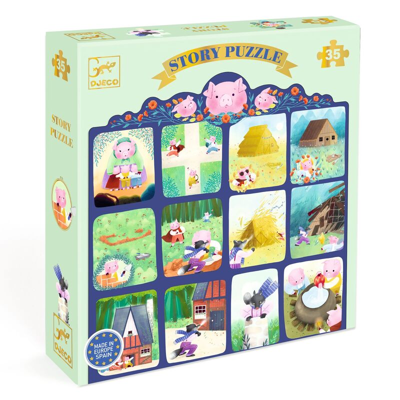 The Three Little Pigs 35 Piece Story Puzzle