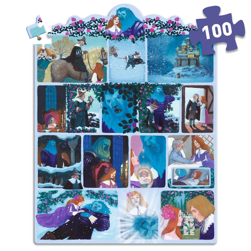 Beauty and the Beast 100 Piece Story Puzzle