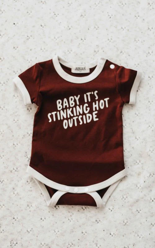 Baby It's Hot Outside Bodysuit by Bencer & Hazelnut