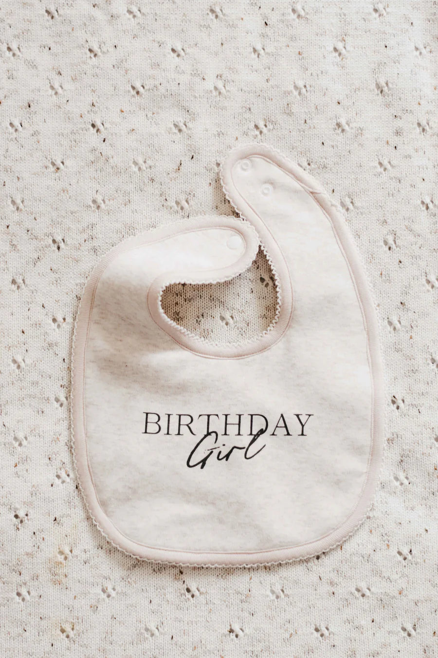 Birthday Girl Bib by Bencer and Hazelnut