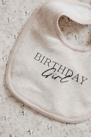 Birthday Girl Bib by Bencer and Hazelnut