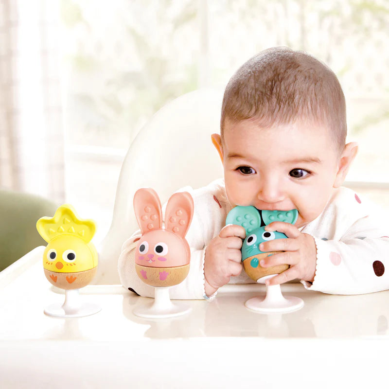 Hape Cheery Critter Rattle Trio