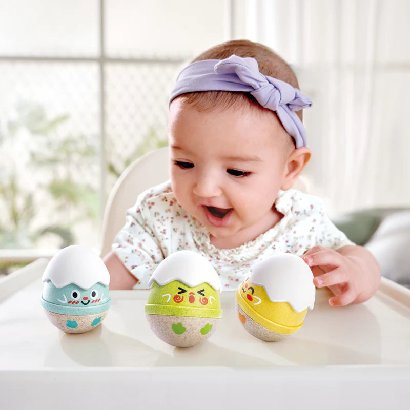 Happy Hatchlings Wobble Rattles by Hape