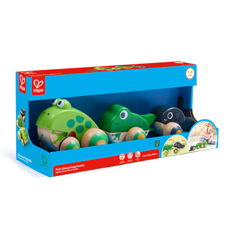 Hape Pull-A-Long Frog Family
