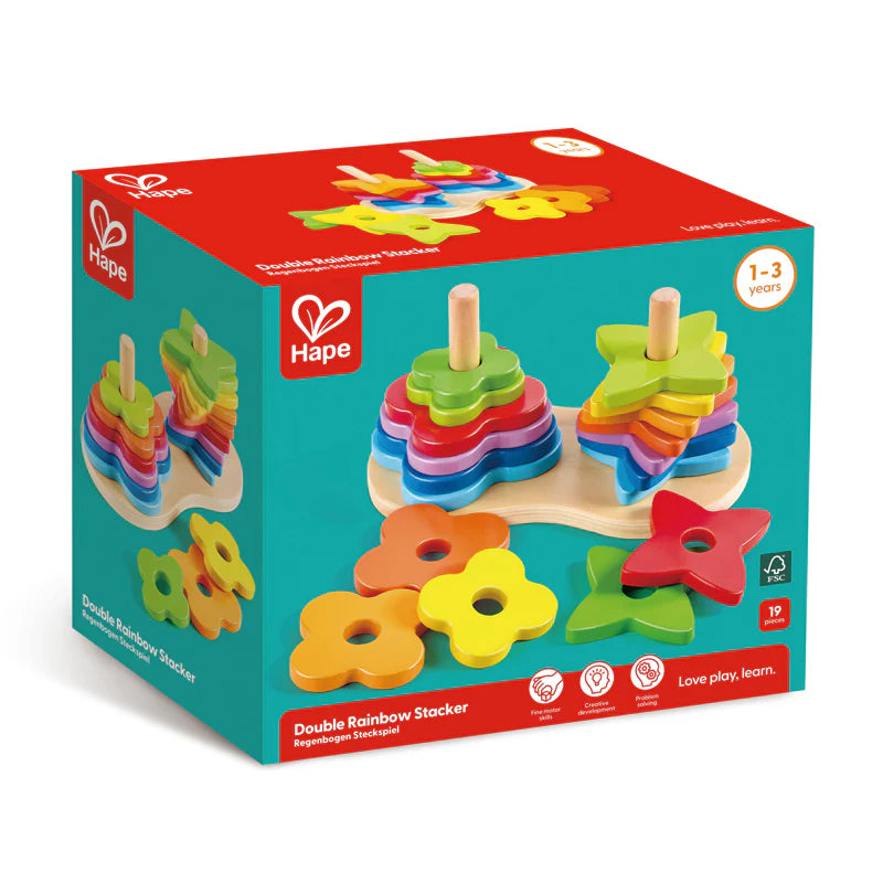 Double Rainbow Stacker by Hape