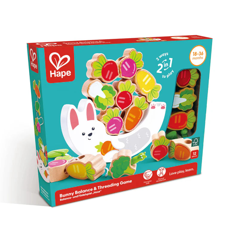 Bunny Balance & Threading Game by Hape