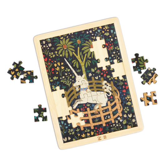 Unicorn in a Garden Puzzle 49 Pieces by Hape