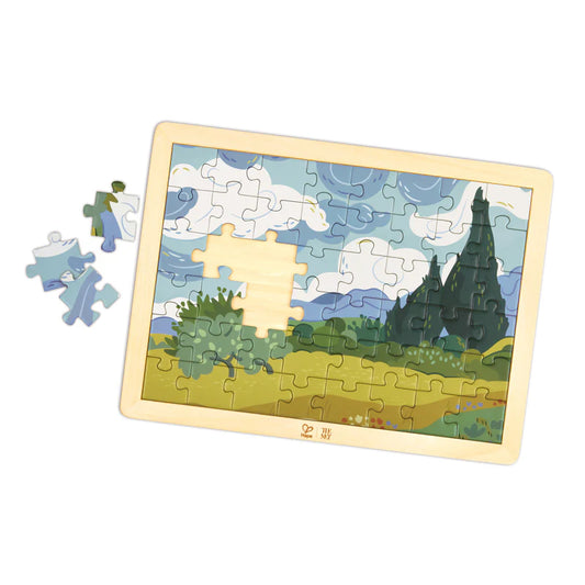 Van Gogh Cypresses Puzzle 49 Pieces by Hape