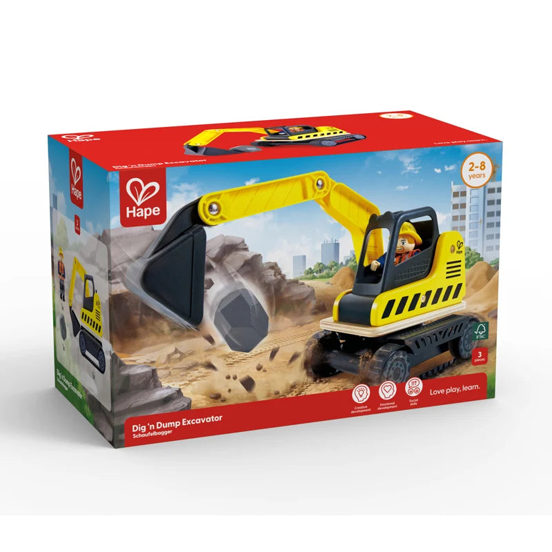 Dig 'n Dump Excavator by Hape