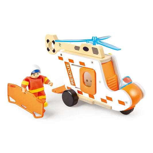 'To the Rescue' Helicopter Set by Hape