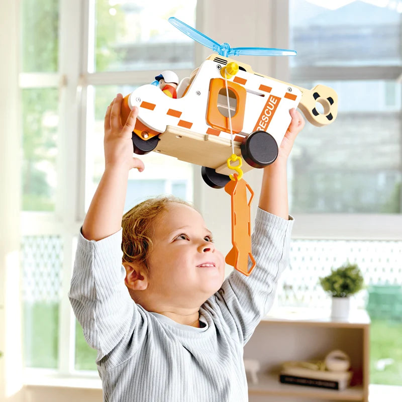 'To the Rescue' Helicopter Set by Hape