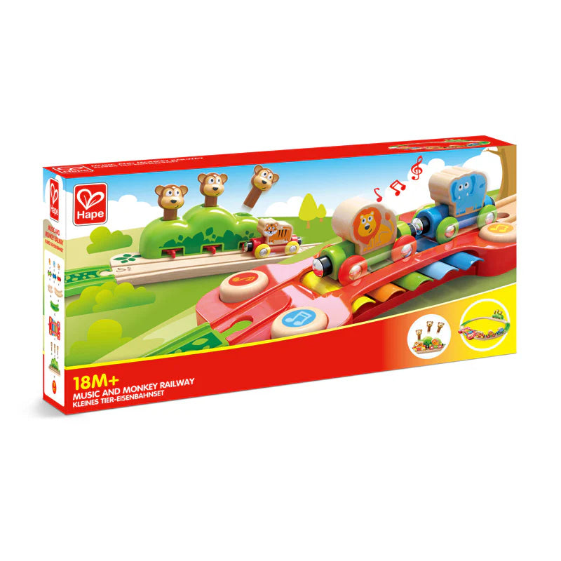 Music and Monkey Railway by Hape
