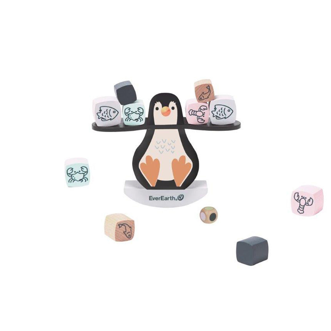 EverEarth Wooden Penguin Balancing Game