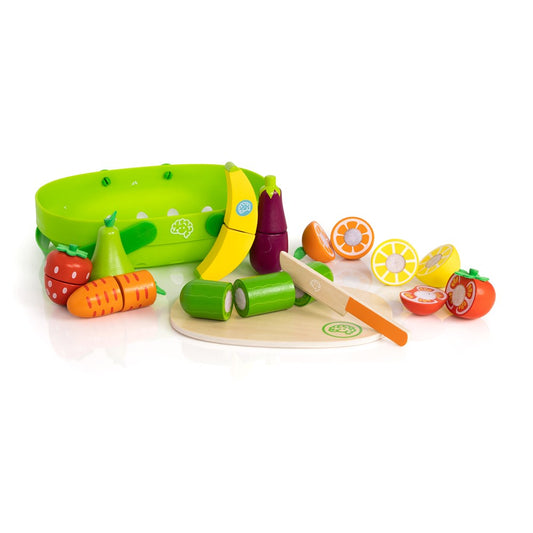 Pretendables Fruit & Veggie Basket Set by Fat Brain Toys