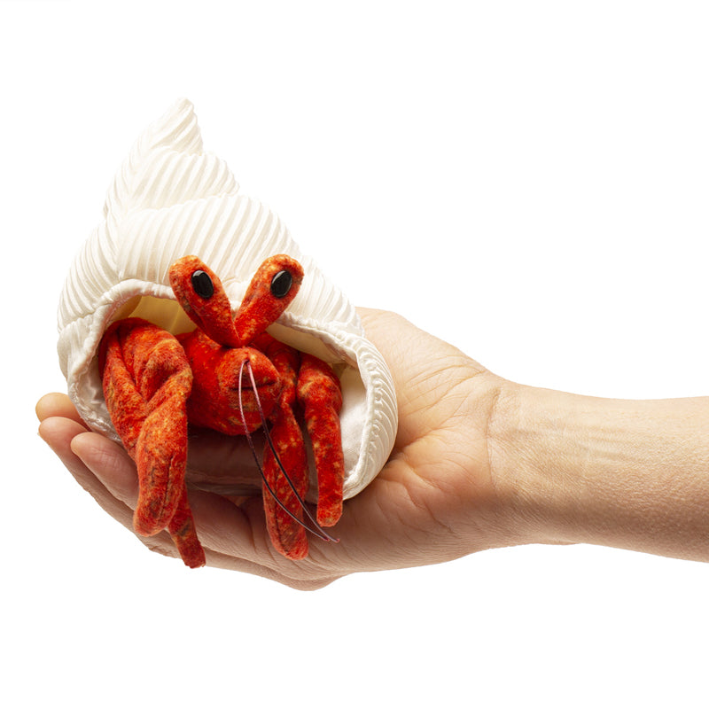 Folkmanis Mini Hermit Crab Finger Puppet