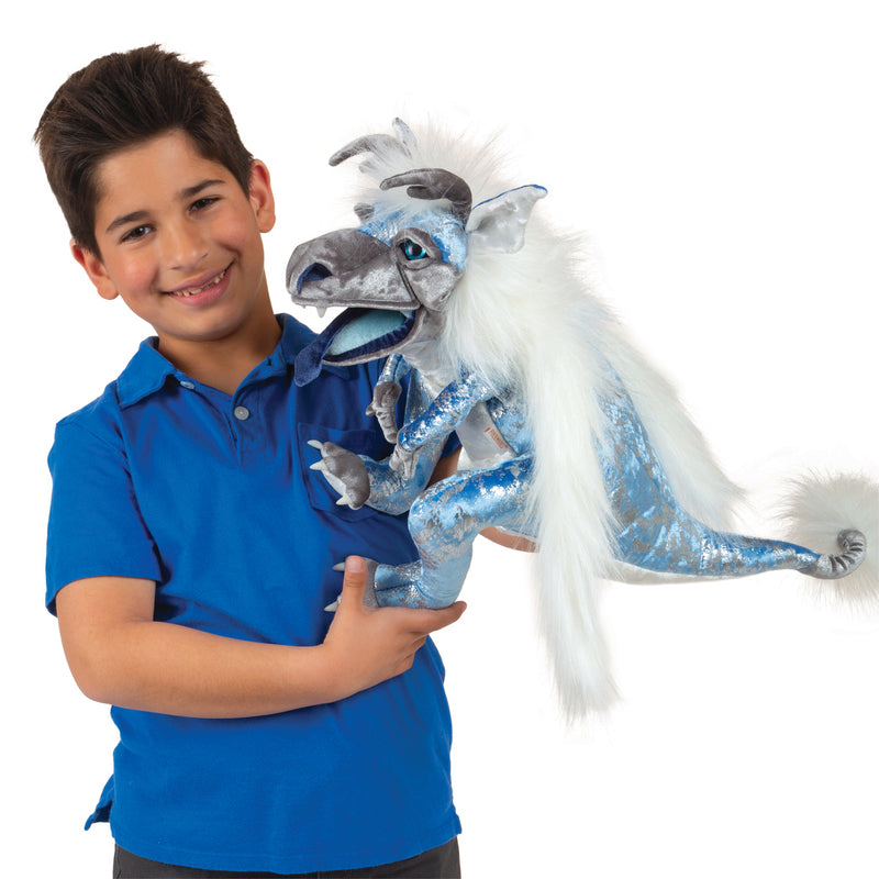 Folkmanis Ice Dragon Puppet