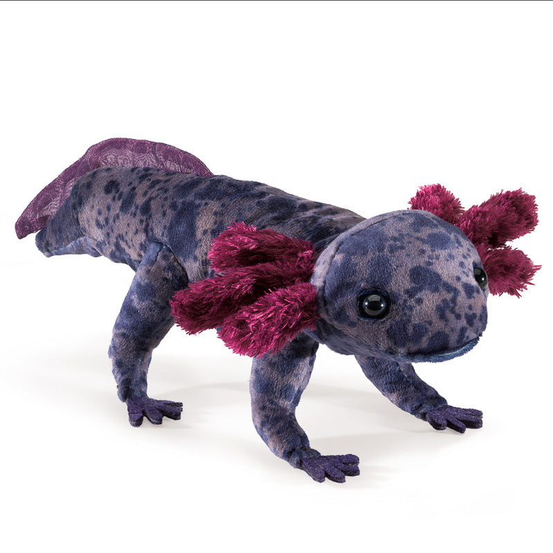 Black Axolotl Puppet by Folkmanis