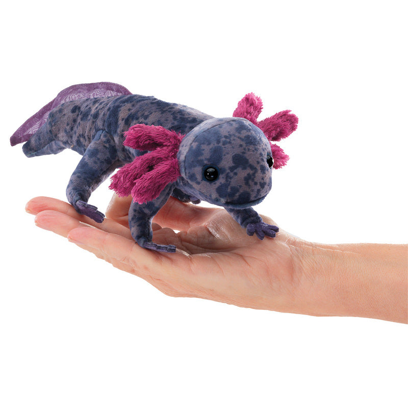 Black Axolotl Puppet by Folkmanis