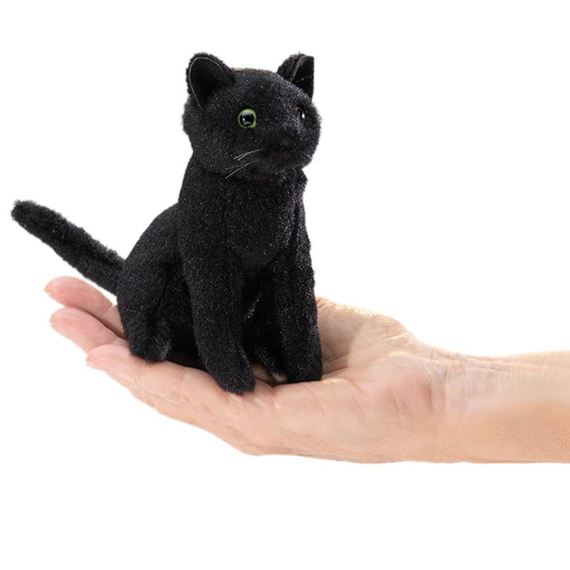 Folkmanis Mini Black Cat Finger Puppets