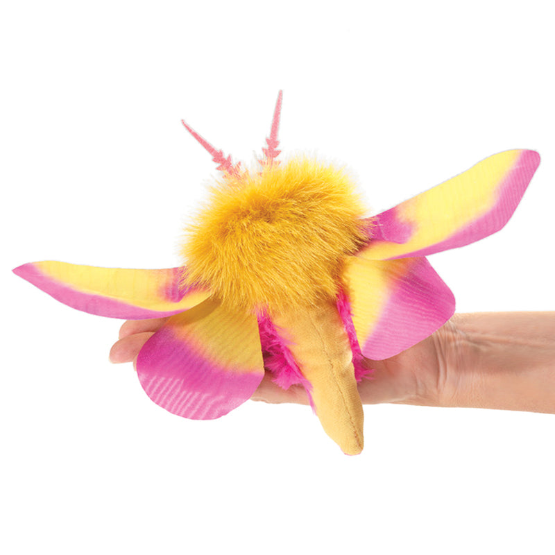 Folkmanis Mini Rosy Maple Moth Finger Puppet