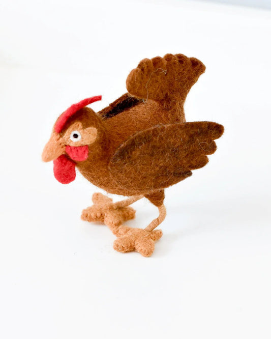 Felt Hen Toy by Tara's Treasures