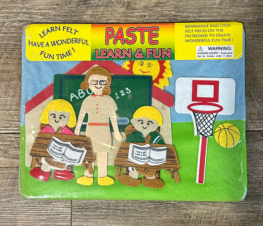 Small Felt Story Board - School