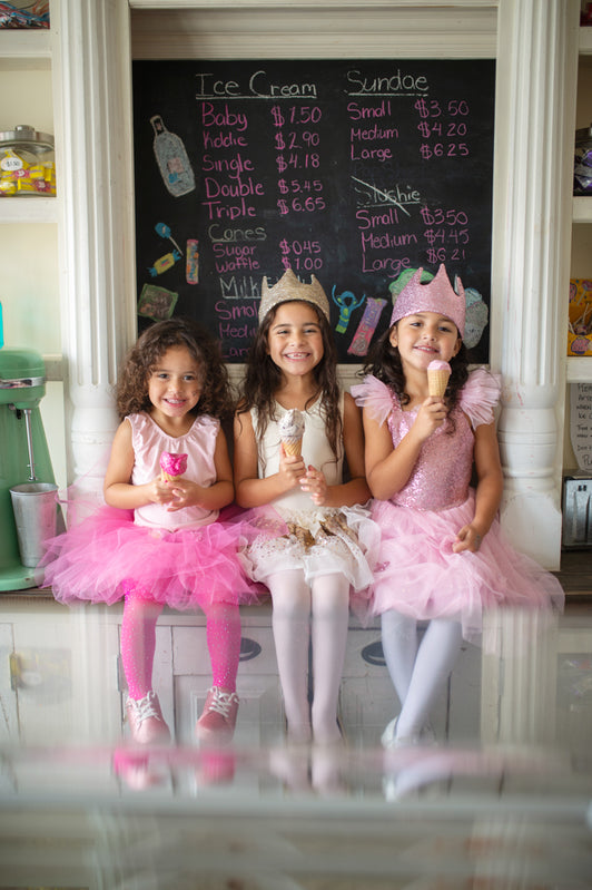 Precious Pink Sequin Crown