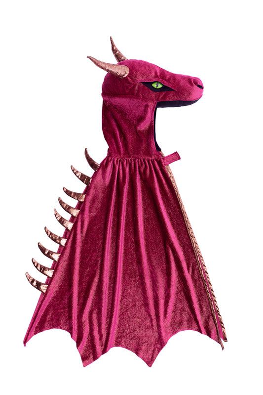 Burgundy & Copper Starry Night Dragon - Size 5-6