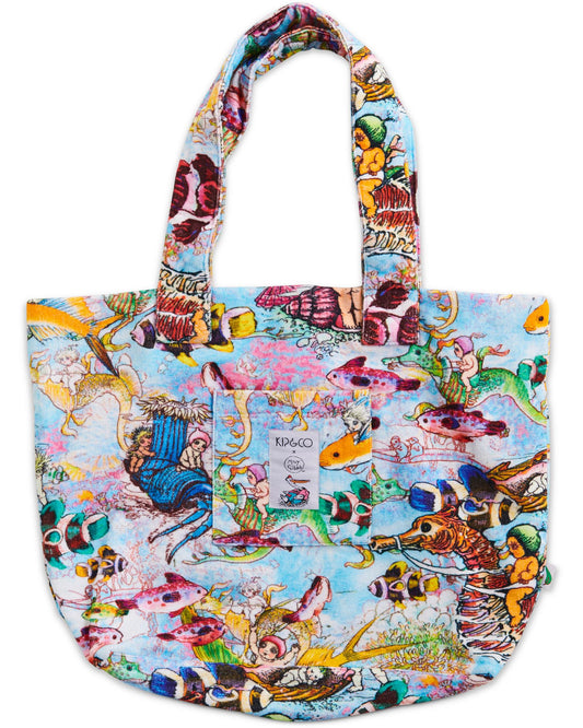 Kip&Co x May Gibbs Waterworld Terry Beach Bag One Size