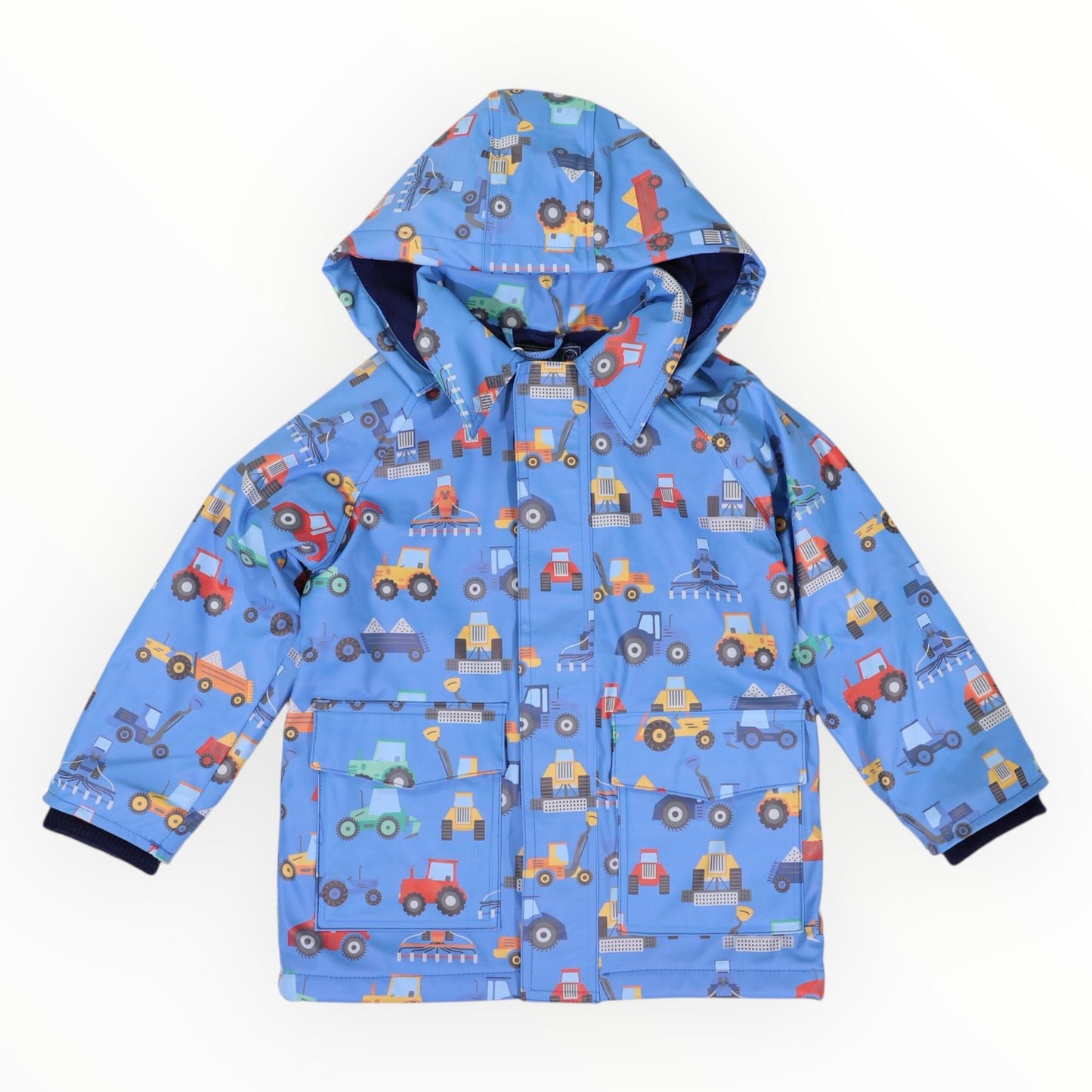 On The Farm Raincoat Blue