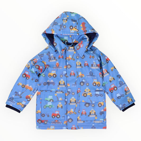 On The Farm Raincoat Blue