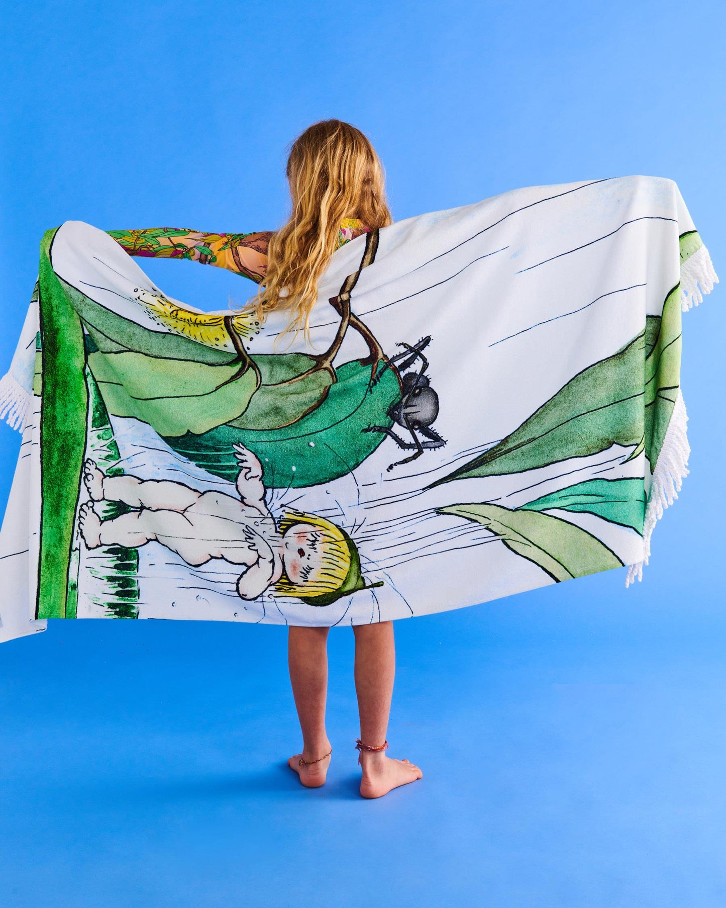 Kip&Co x May Gibbs Sun Shower Terry Beach Towel One Size