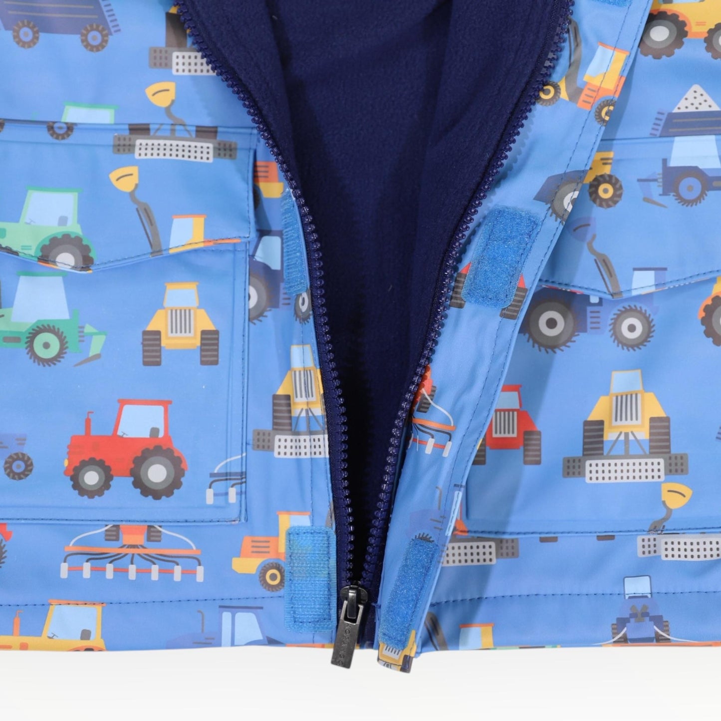 On The Farm Raincoat Blue