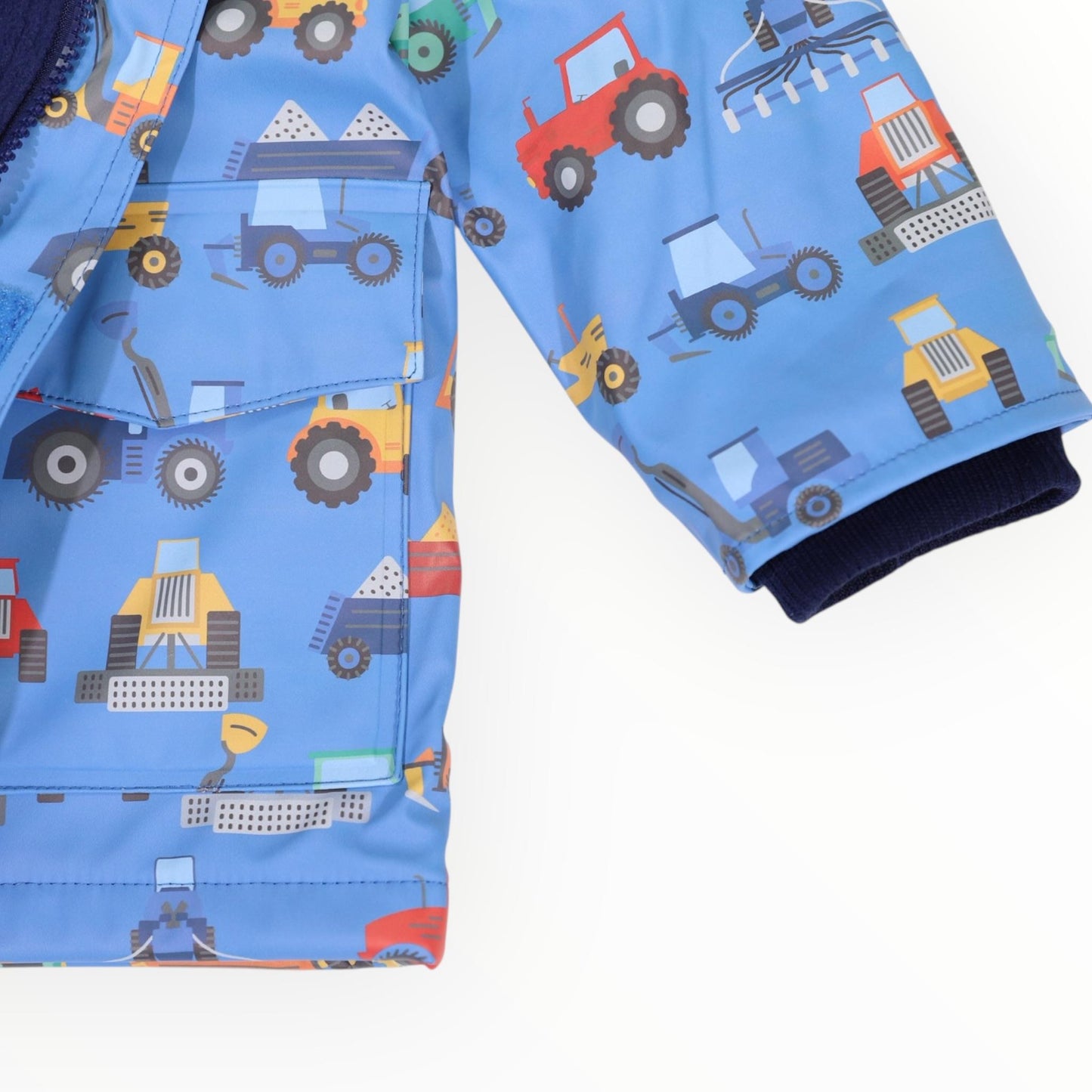 On The Farm Raincoat Blue