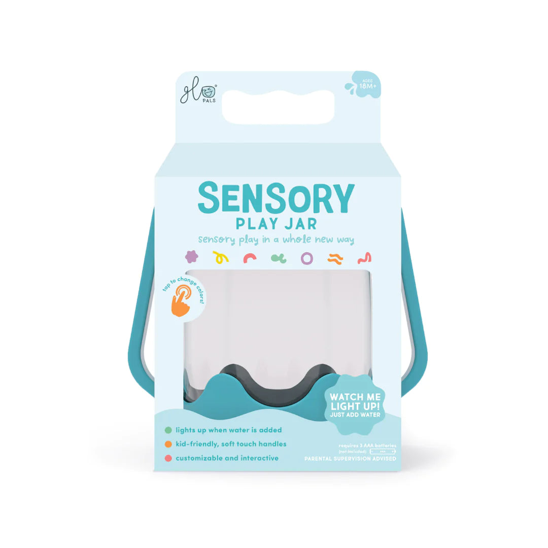 Maxi Glo Pals Sensory Play Jar - Blue