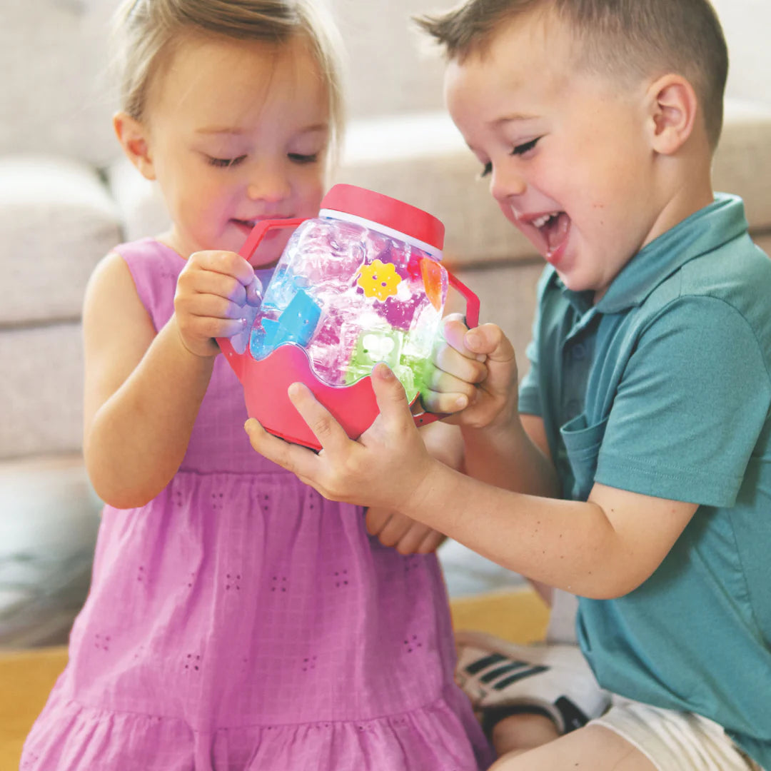 Maxi Glo Pals Sensory Play Jar - Yellow